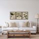 Florals Collection Green Framed Art