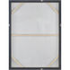 Bertram Gray with Ochre and Champagne Gold Framed Wall Art