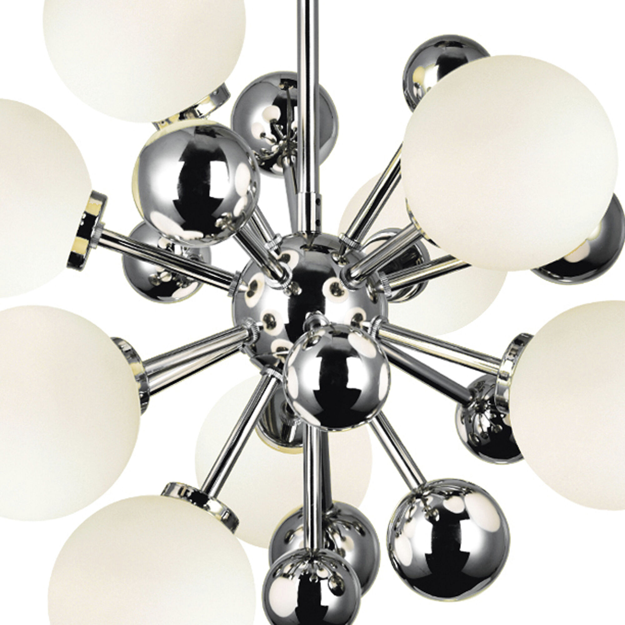 Element LED 16 inch Polished Nickel Chandelier Ceiling Light