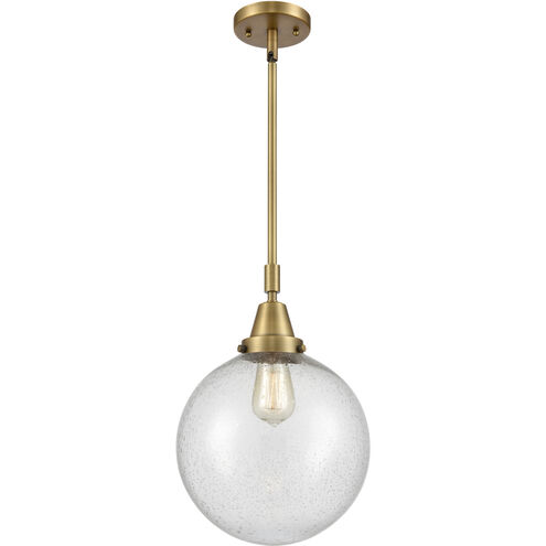 Downtown Urban Beacon 1 Light 10 inch Brushed Brass Mini Pendant Ceiling Light in Seedy