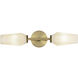 Alora Mood Krysta 2 Light 3.75 inch Brushed Gold Bath Vanity Light Wall Light