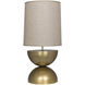 Pulan 34.5 inch 60.00 watt Antique Brass Table Lamp Portable Light