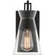 Lakewood 1 Light 5.5 inch Matte Black Wall Sconce Wall Light, Essentials