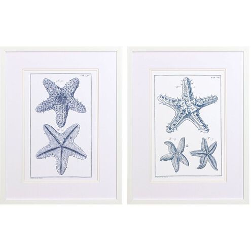 Waterside Collection Blue Framed Art