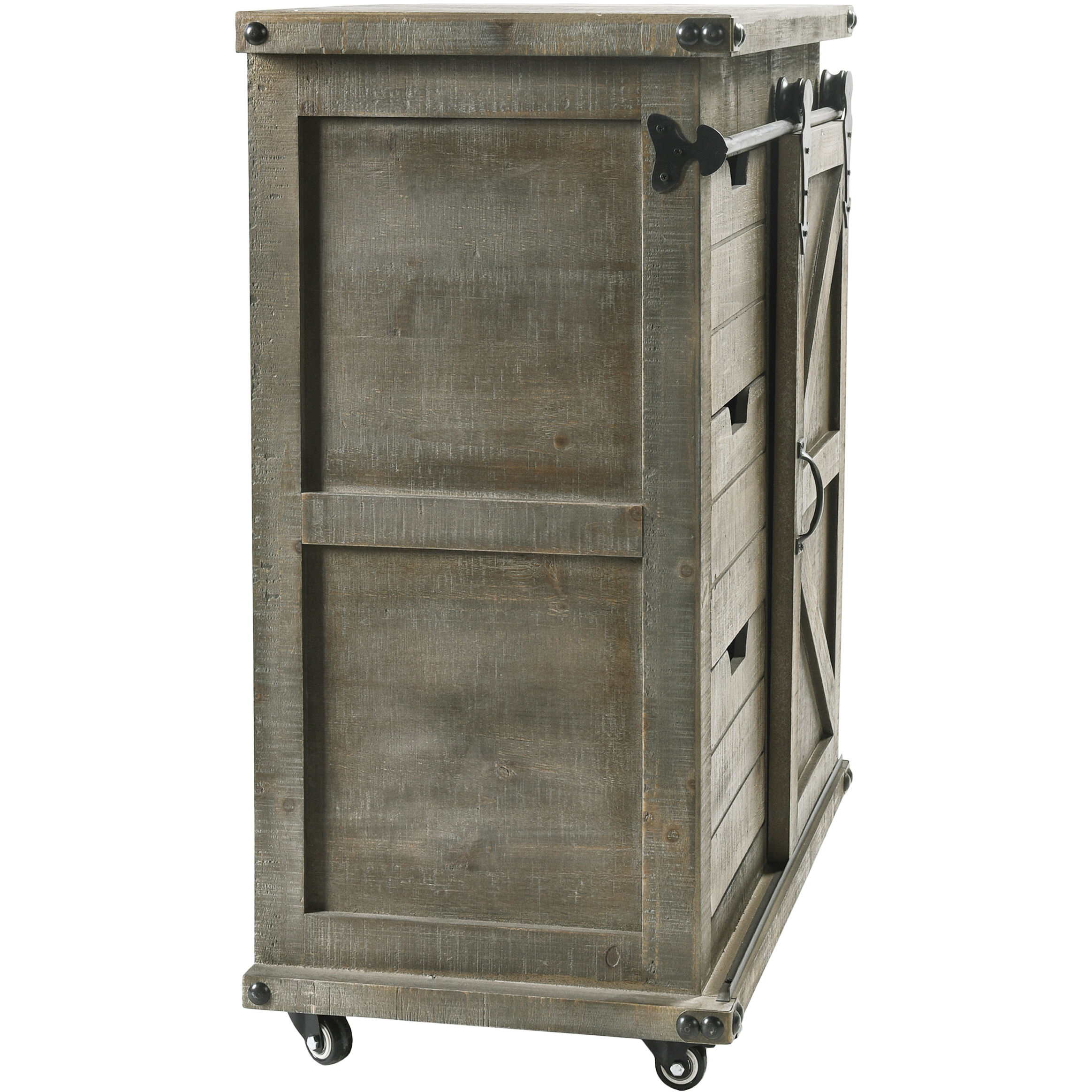 Presley Driftwood Grey Cabinet