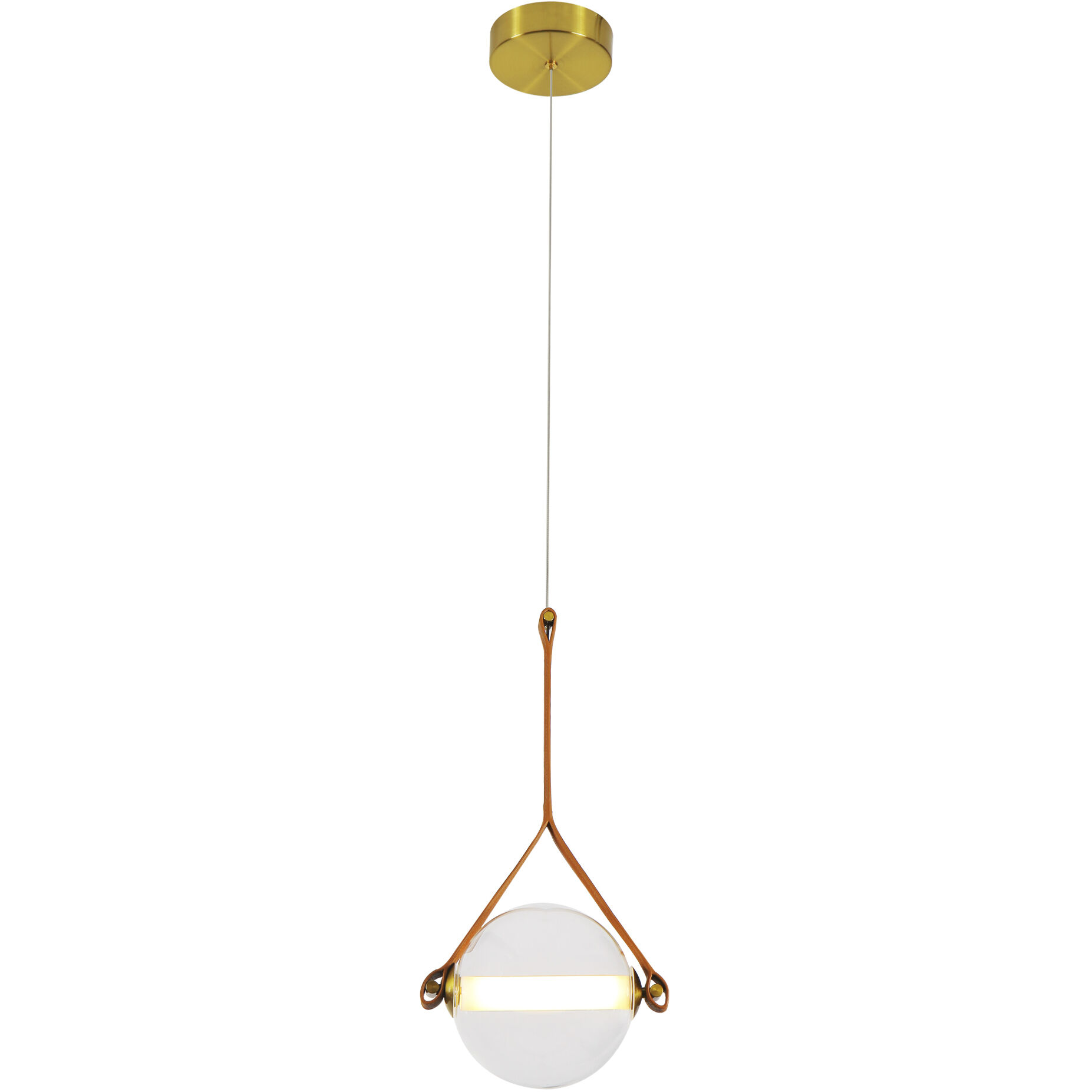 Artisan Collection/SALERNO Series 6.5 inch Antique Brass Pendant Ceiling Light
