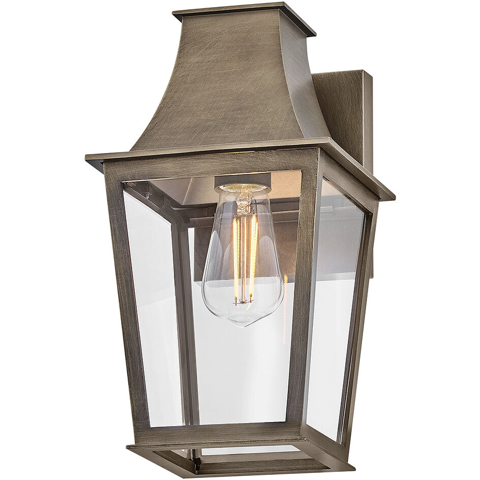 Coastal Elements Georgetown 1 Light 12.5 inch Burnished Bronze Outdoor Wall Mount