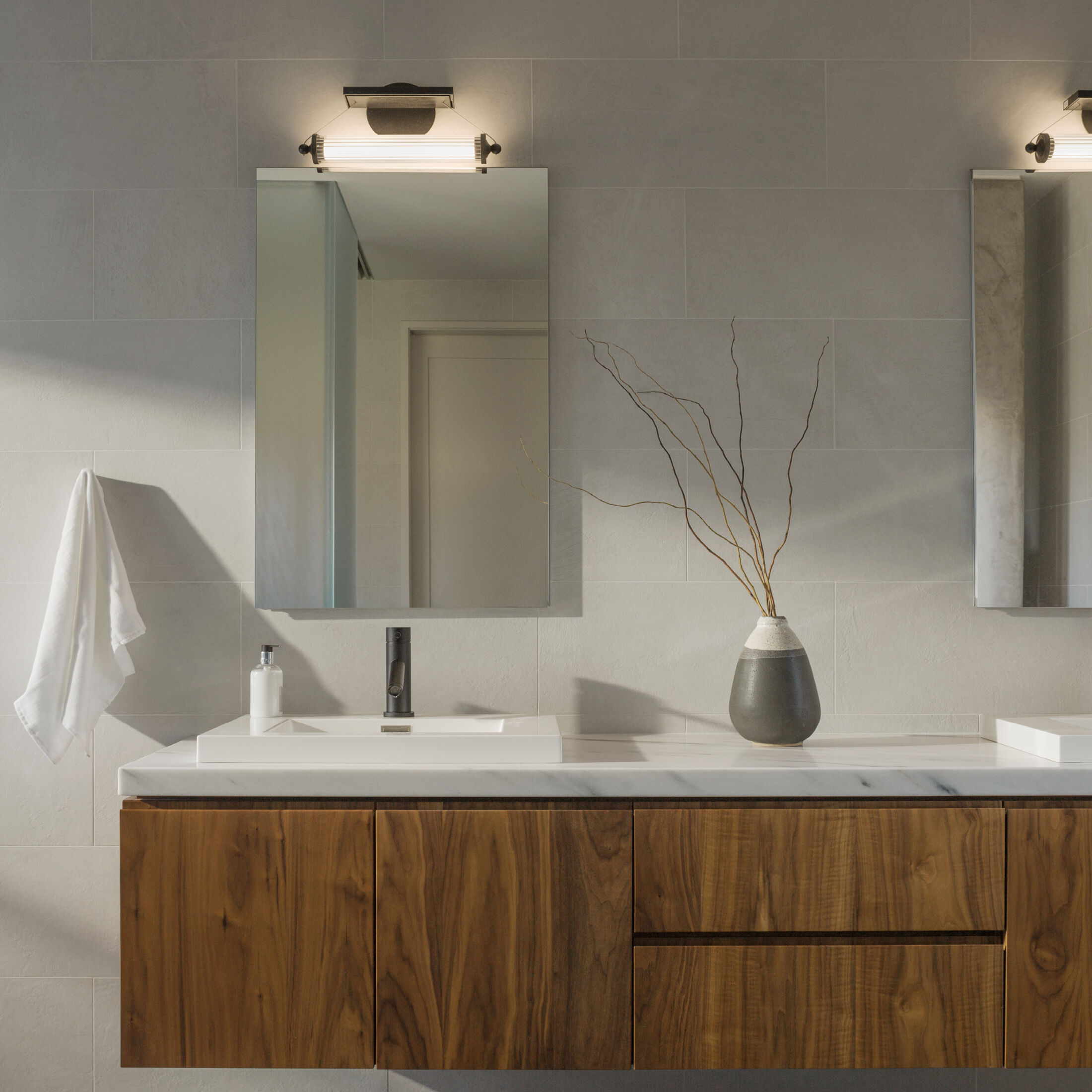 Libra LED 15.9 inch Black ADA Sconce Wall Light