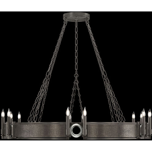 Mirage 12 Light 49.75 inch Black Chandelier Ceiling Light