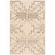 Pueblo 36 X 24 inch Brown and Green Area Rug, Wool