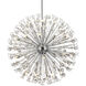 Vera 34 Light 50 inch Chrome Pendant Ceiling Light