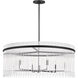 Drew & Jonathan Finley 6 Light 35.5 inch Midnight Black Chandelier Ceiling Light
