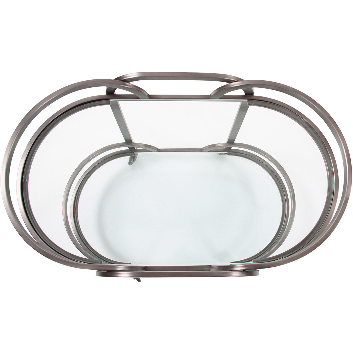 Carter Black Nickel Bar Cart