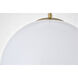 Baxter 1 Light 14 inch Brass Pendant Ceiling Light