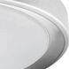 Flynn LED 11.75 inch Satin Chrome Flush Mount Ceiling Light