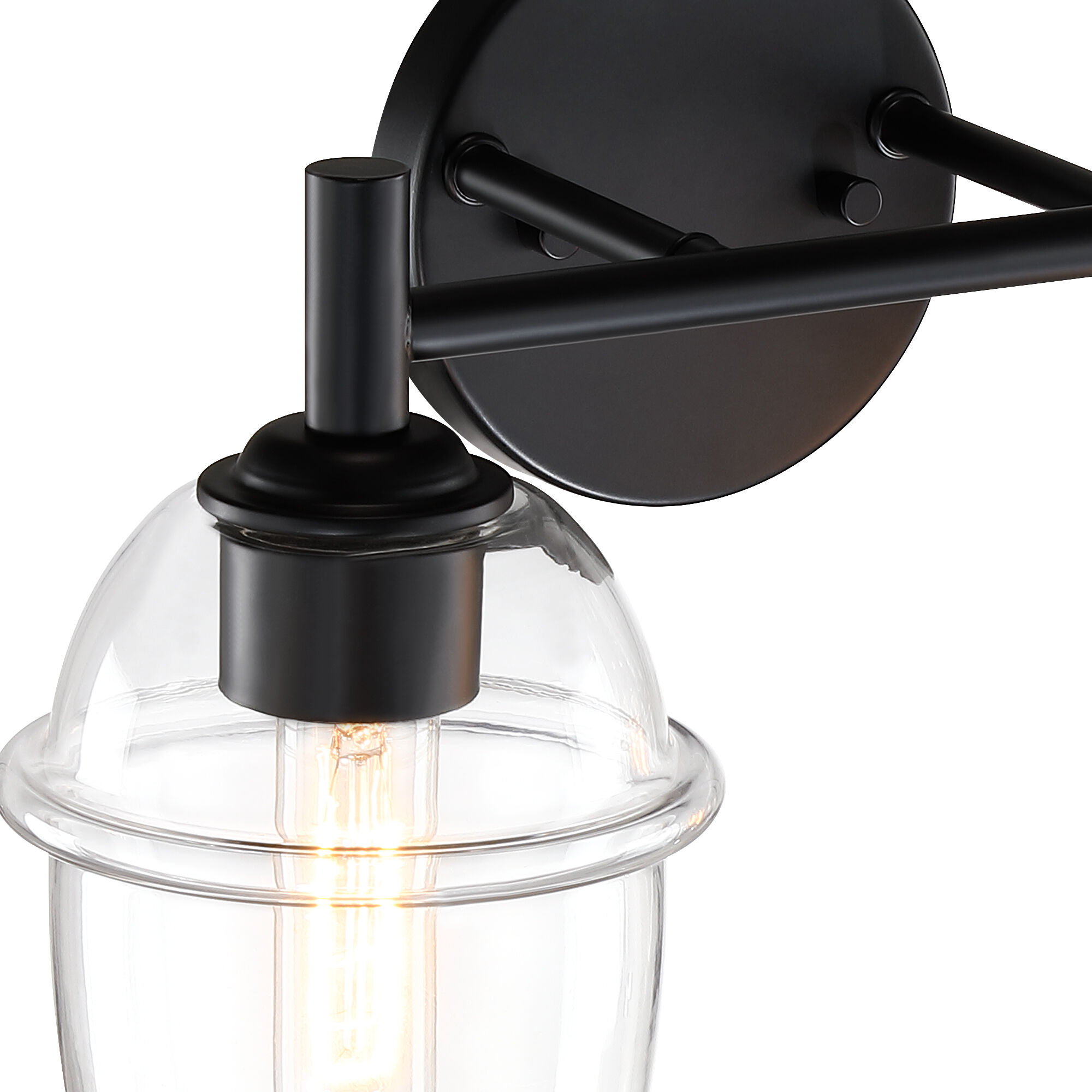 Summer Jazz 2 Light 16 inch Matte Black Vanity Light Wall Light