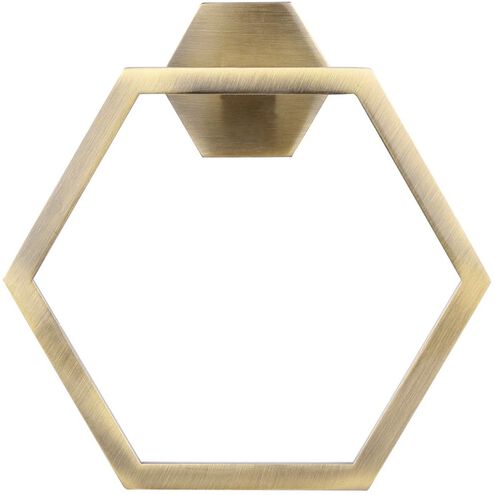 Atalee 7.13 inch Gold Towel Ring
