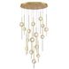 Barletta LED 32 inch Gold Chandelier Ceiling Light