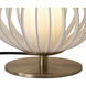 Bloom 9.2 inch 9 watt Weathered Brass Table Lamp Portable Light