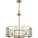Marco 5 Light 24.5 inch Brushed Champagne Bronze Chandelier Ceiling Light