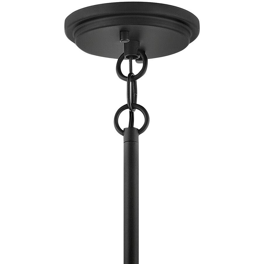 Open Air Alder 1 Light 20 inch Black Outdoor Pendant