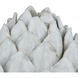 Ivory Artichoke 15.75 inch Sculpture