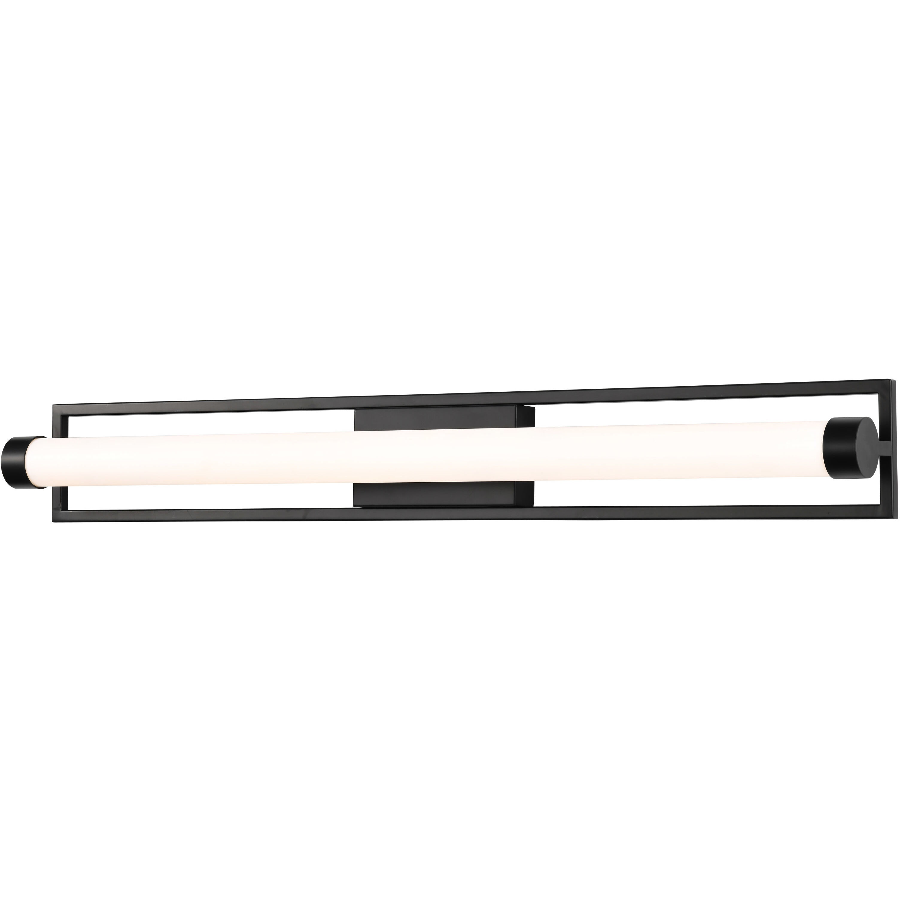 Canal LED 36 inch Matte Black Bath Vanity Light Wall Light