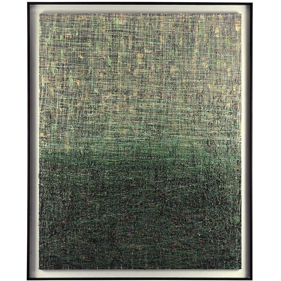 Cao Ping's Morning Dew 59 X 47.5 inch Oils and Original Art