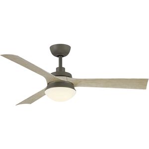 Barlow 52 inch Antique Graphite with Light Oak Blades Indoor/Outdoor Ceiling Fan