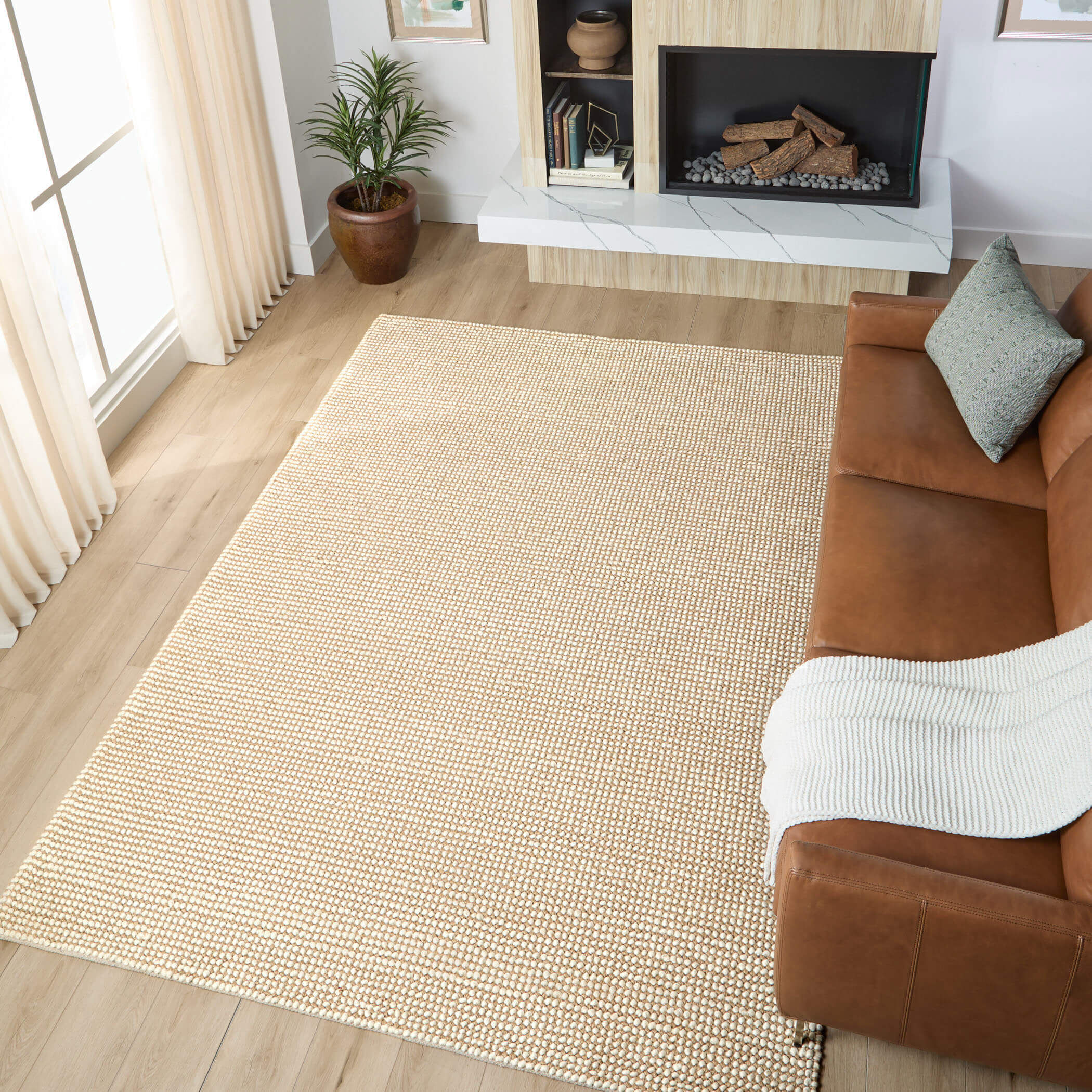 Latur 36 X 24 inch Neutral Rug in 2 x 3