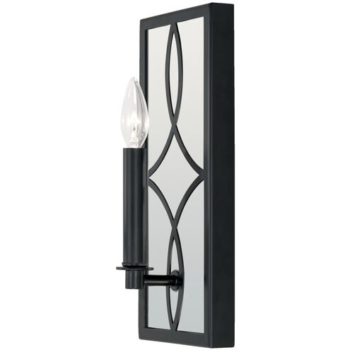 Avery 1 Light 6 inch Matte Black ADA Sconce Wall Light