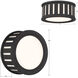 Kendal Bath Wall Light in Black Forged
