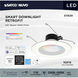Starfish Integrated LED White Recessed