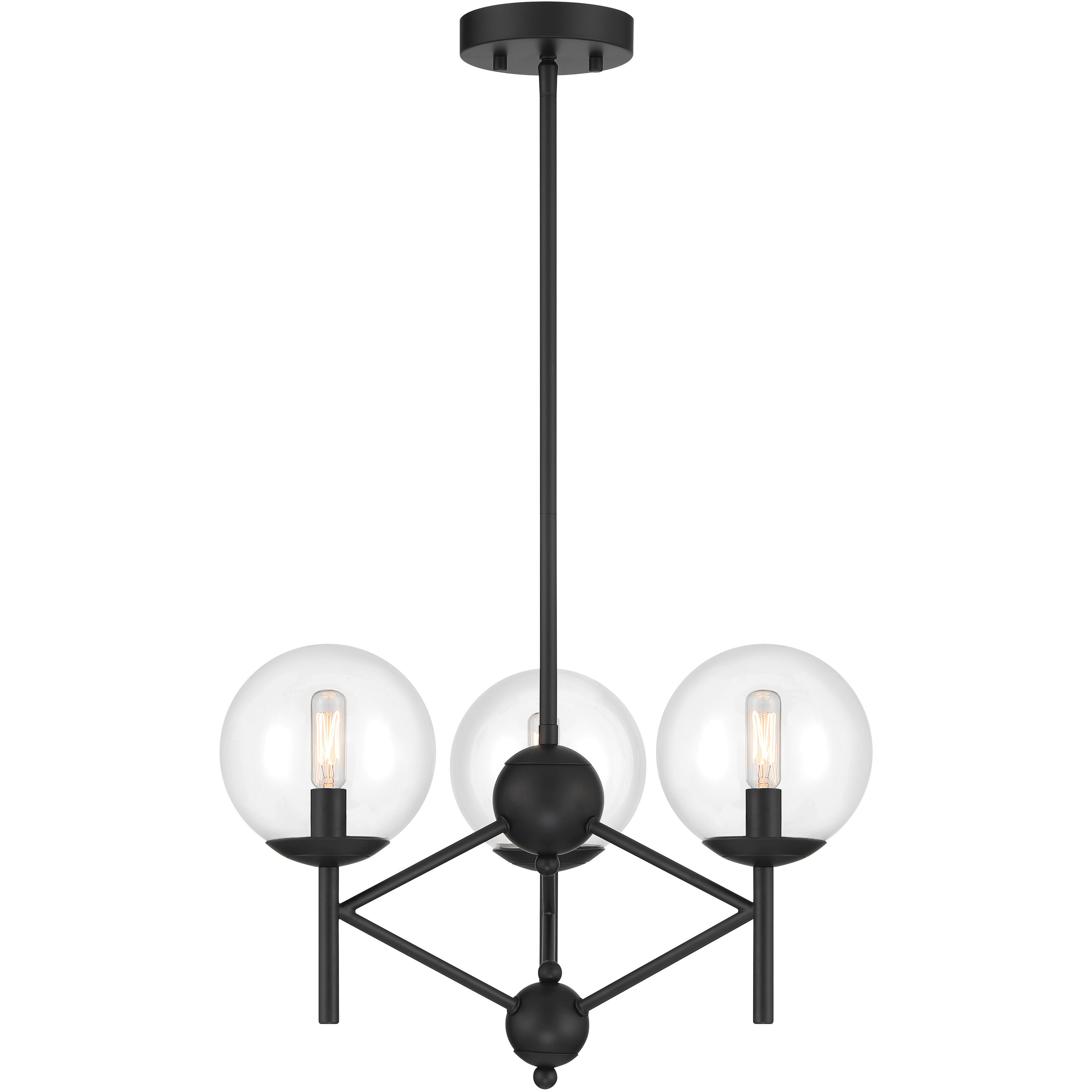 Auresa 3 Light 24 inch Coal Pendant Ceiling Light