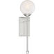 Medina 1 Light 6 inch Satin Nickel Wall Sconce Wall Light