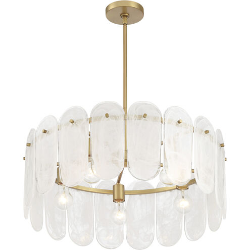 Oldmill 5 Light 25 inch Legacy Brass Pendant Ceiling Light