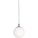 Loretto 1 Light 7 inch Satin Nickel Pendant Ceiling Light