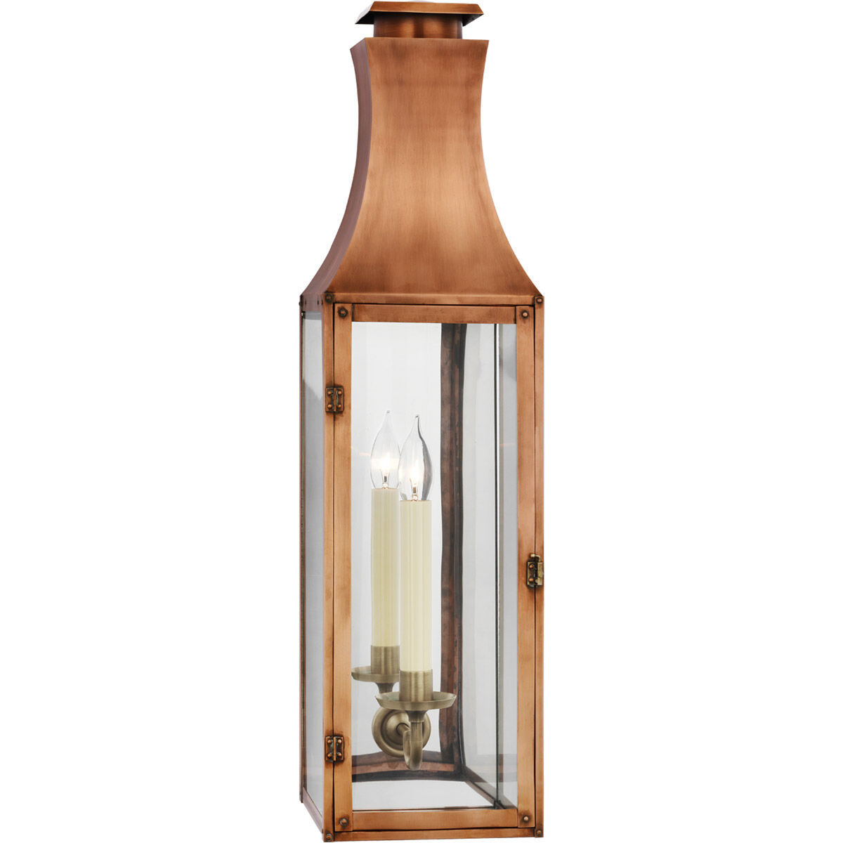 Copper outdoor lantern sconce deals