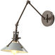 Henry 1 Light 9.2 inch Bronze and Vintage Platinum Sconce Wall Light in Bronze/Vintage Platinum