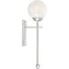 Medina 1 Light 6 inch Satin Nickel Wall Sconce Wall Light