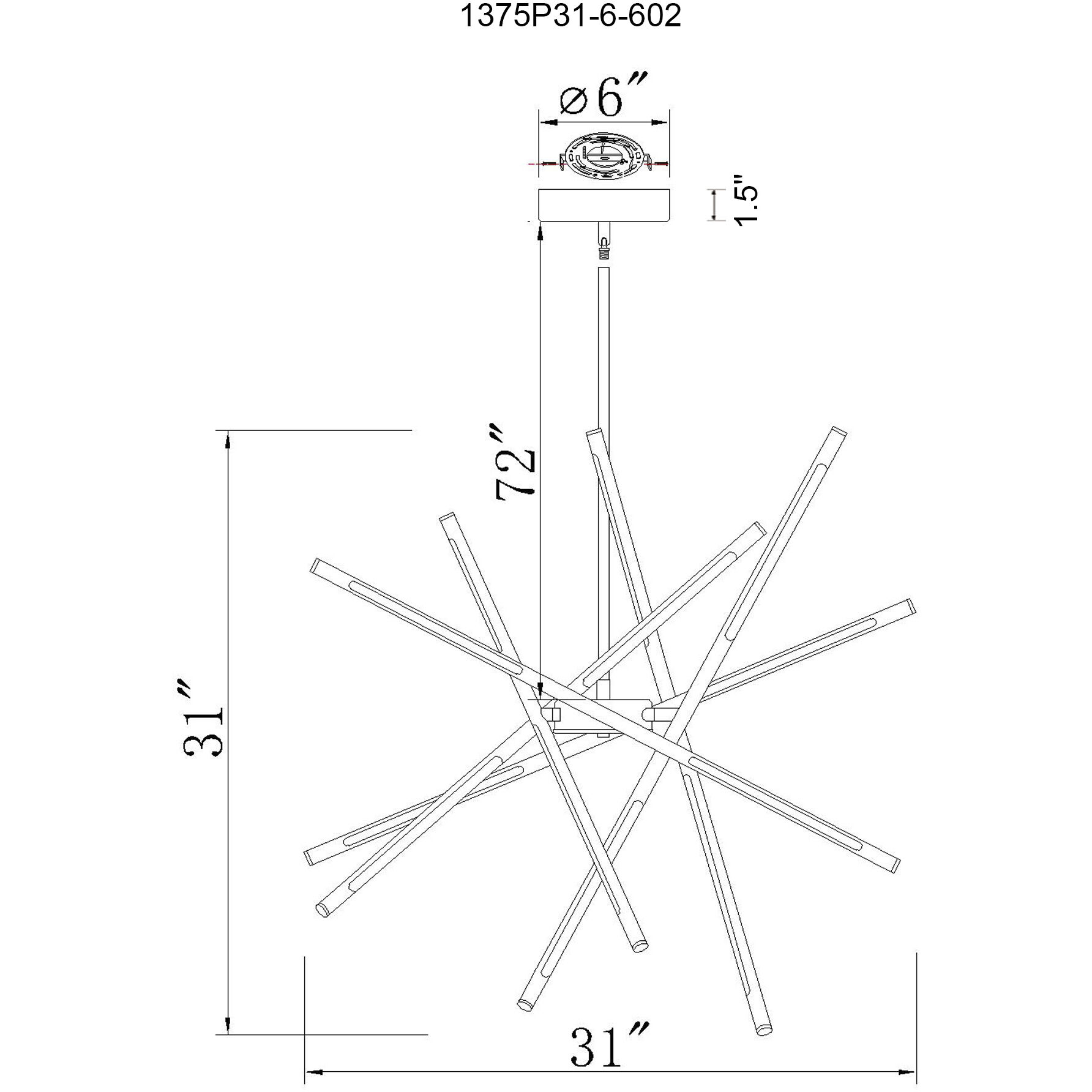 Oskil LED 31 inch Satin Gold Chandelier Ceiling Light