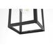 Veda 1 Light 5.5 inch Black Outdoor Pendant