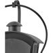 Heritage Yale LED 22 inch Black with Burnished Bronze Outdoor Wall Mount Lantern