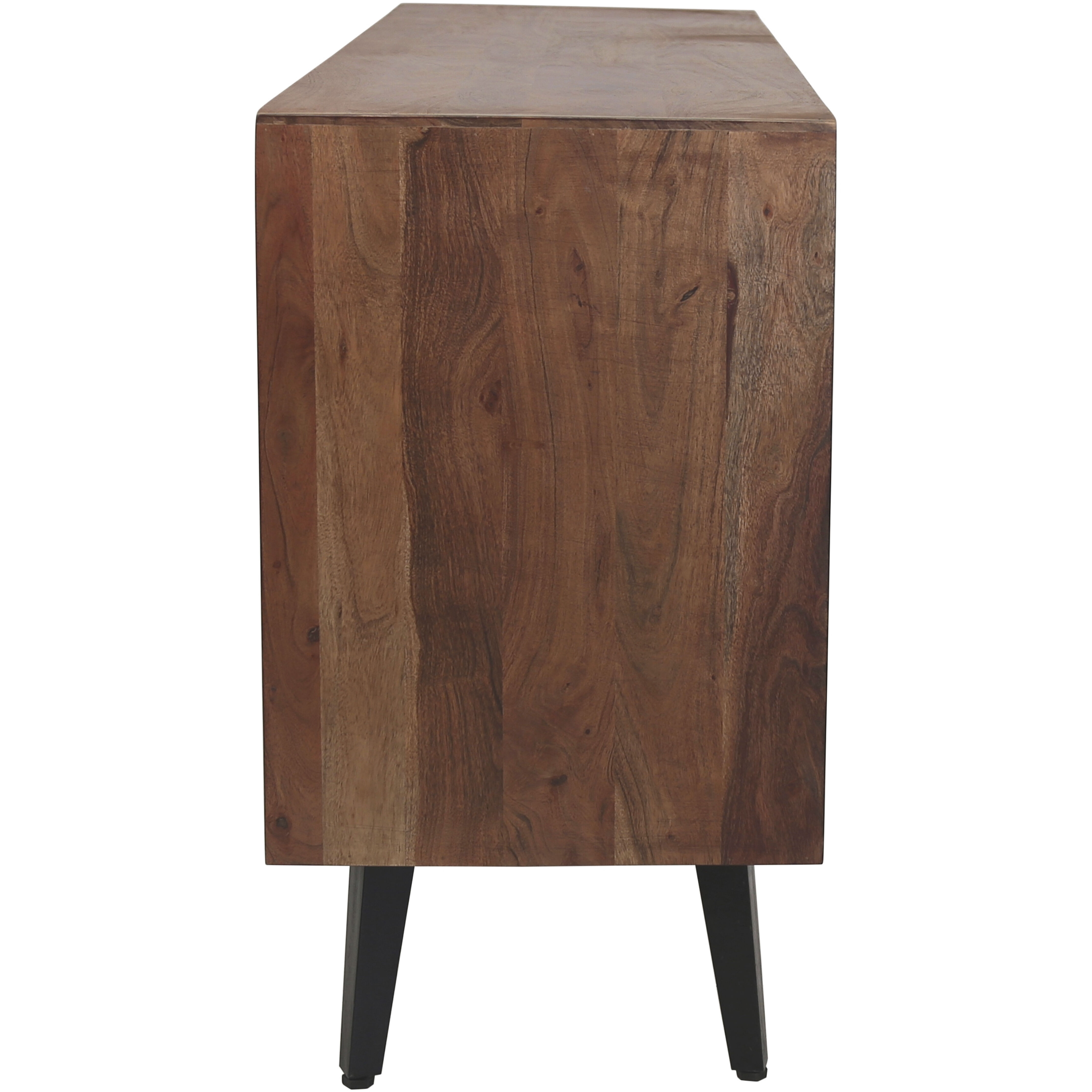 Asther 63 X 17.7 inch Natural and Black Sideboard