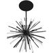 Palisades Ave. 8 Light 32 inch Black Chandelier Ceiling Light