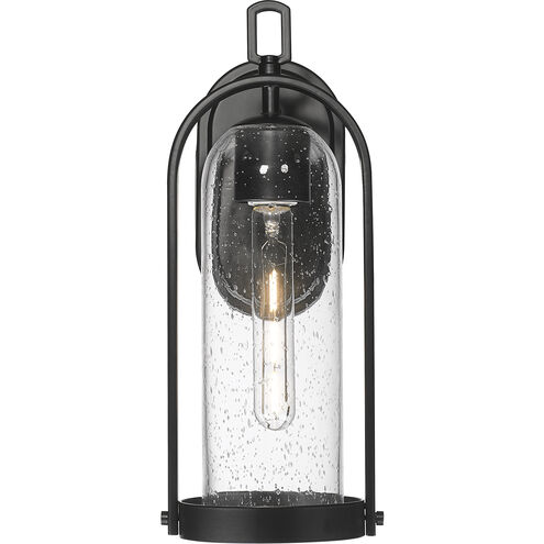Luxio 1 Light 15.25 inch Powder Coated Black Outdoor Wall Sconce