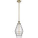 Ballston Cascade LED 8 inch Antique Brass Mini Pendant Ceiling Light