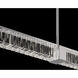 Beyond Guild LED 55 inch Chrome Linear Pendant Ceiling Light in Polished Chrome