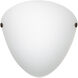 Kailee LED 10 inch Bronze ADA Wall Sconce Wall Light in Opal Matte Glass