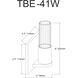 Tube 1 Light 4.5 inch Polished Chrome Decorative Wall Sconce Wall Light